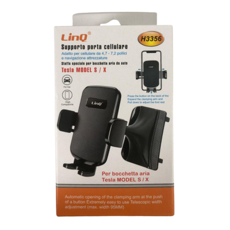 Support pour Téléphone Tesla Model S / Tesla Model X - LinQ H3356 — LinQ · Smarty Paris 18e